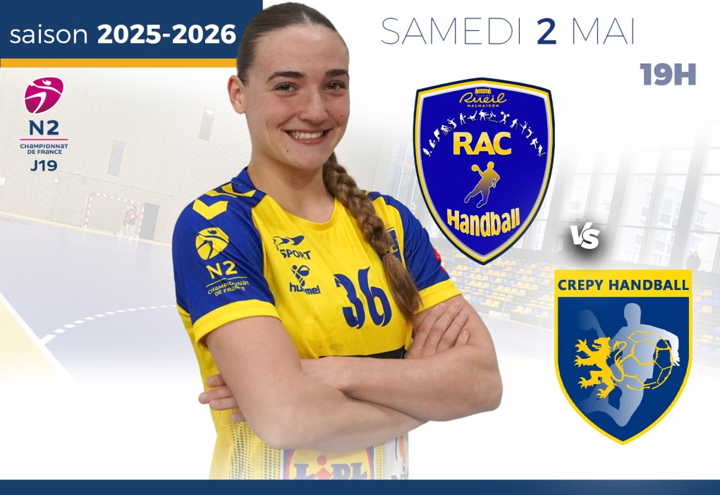 N2F | J19 • Rueil AC vs HBC Crépy-en-Valois