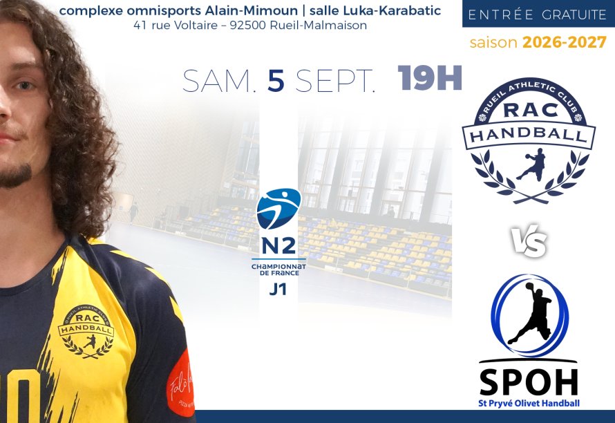N2M | J1 • Rueil AC vs St-Pryvé Olivet HB