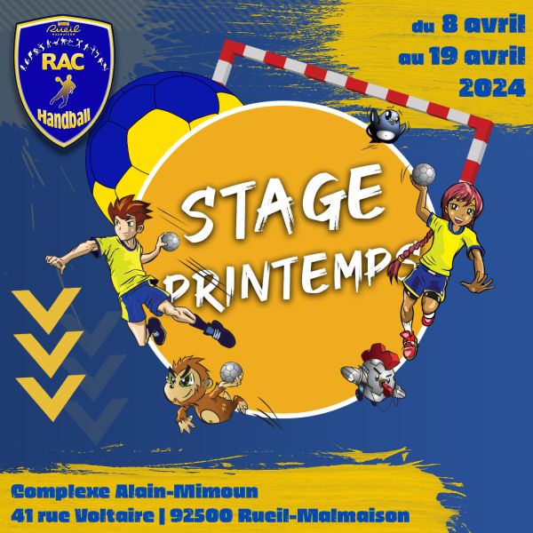 Stage Handball – vacances de printemps